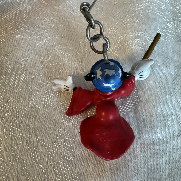 Mickey Mouse Disney Fantasia Sorcerer Suction Cup Window Dangler Hanger 2" - Picture 2 of 13